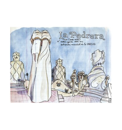 BARCELONA 5 ROUTES FOR SKETCHING   TRAVELLERS /5 RUTAS PARA DIBUJANTES